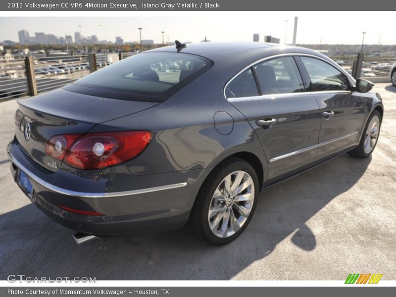 Island Gray Metallic / Black 2012 Volkswagen CC VR6 4Motion Executive