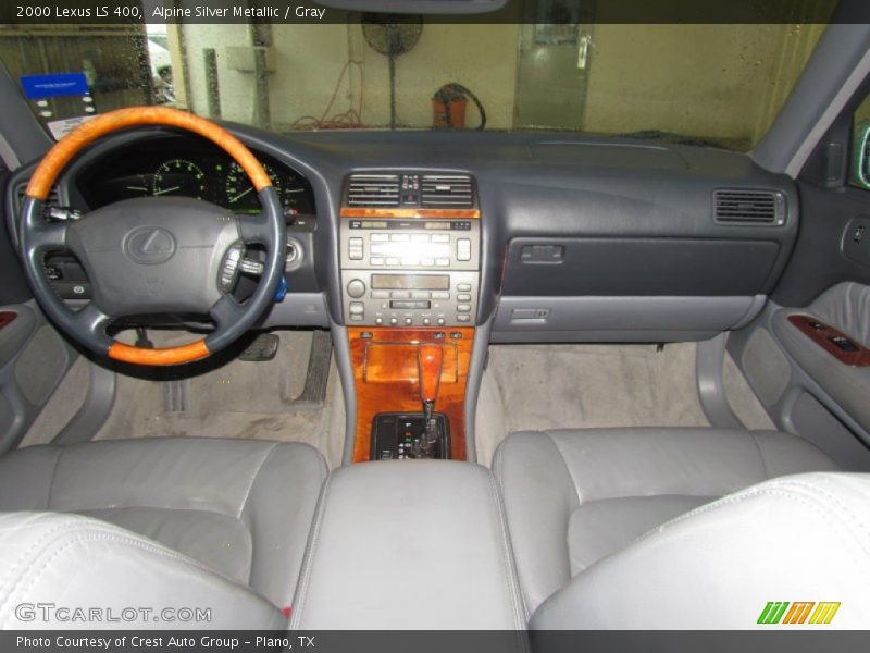 Alpine Silver Metallic / Gray 2000 Lexus LS 400