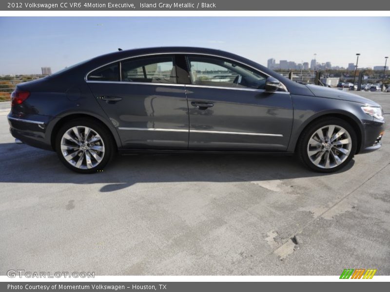 Island Gray Metallic / Black 2012 Volkswagen CC VR6 4Motion Executive