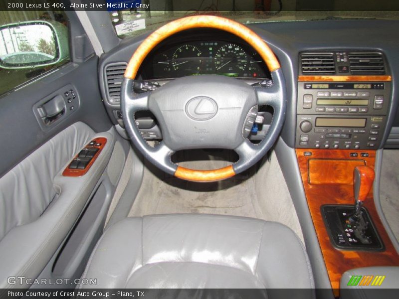Alpine Silver Metallic / Gray 2000 Lexus LS 400