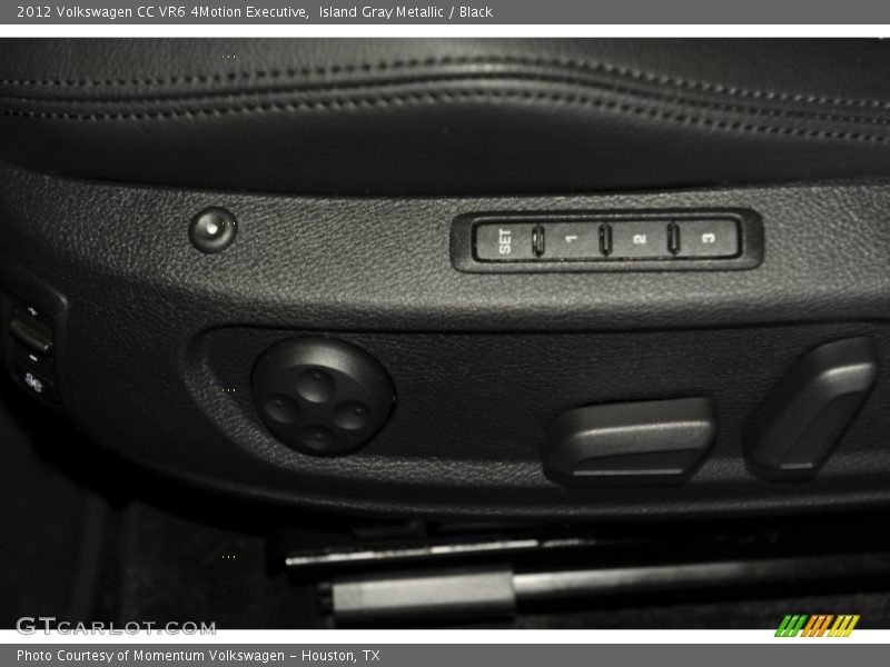 Island Gray Metallic / Black 2012 Volkswagen CC VR6 4Motion Executive