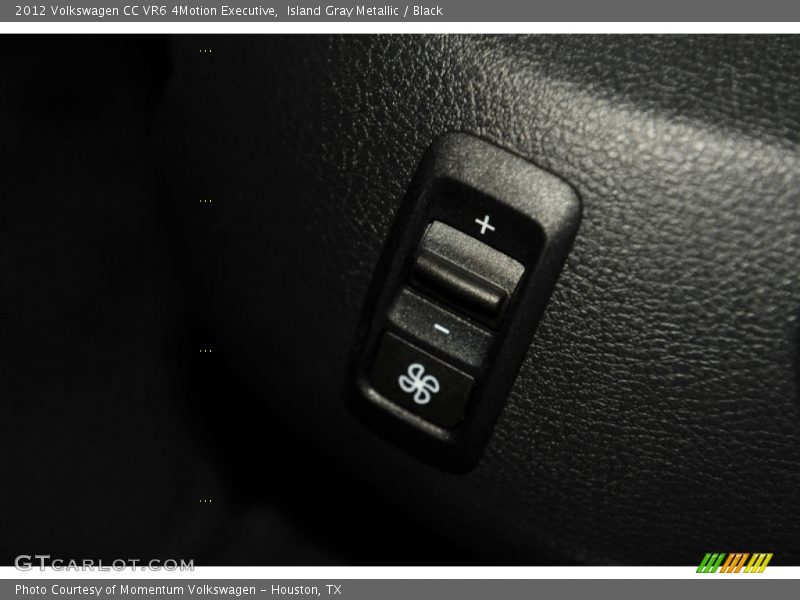 Island Gray Metallic / Black 2012 Volkswagen CC VR6 4Motion Executive