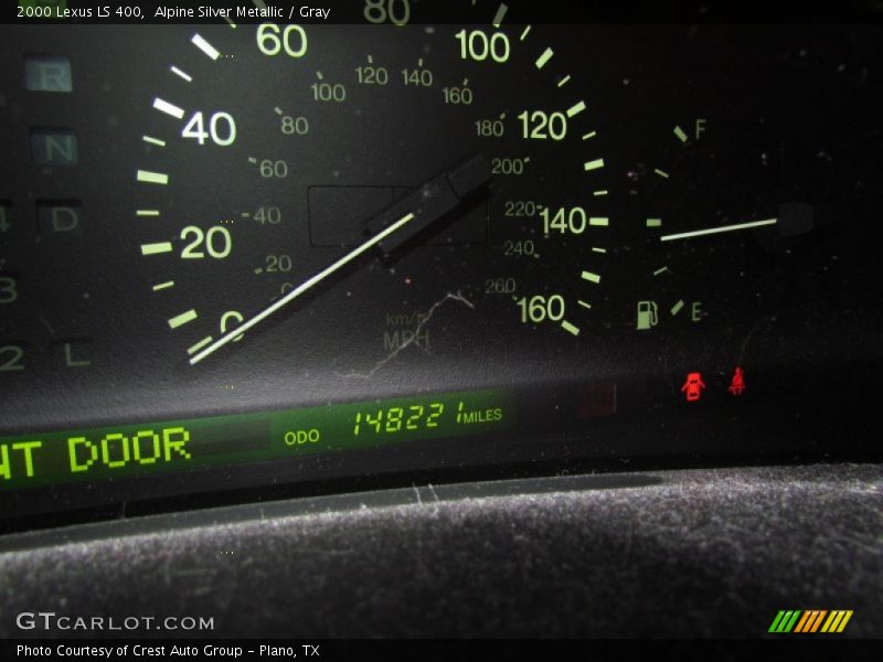 Alpine Silver Metallic / Gray 2000 Lexus LS 400