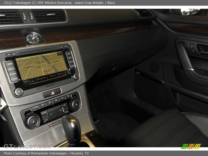Island Gray Metallic / Black 2012 Volkswagen CC VR6 4Motion Executive