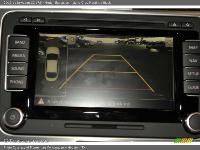 Island Gray Metallic / Black 2012 Volkswagen CC VR6 4Motion Executive