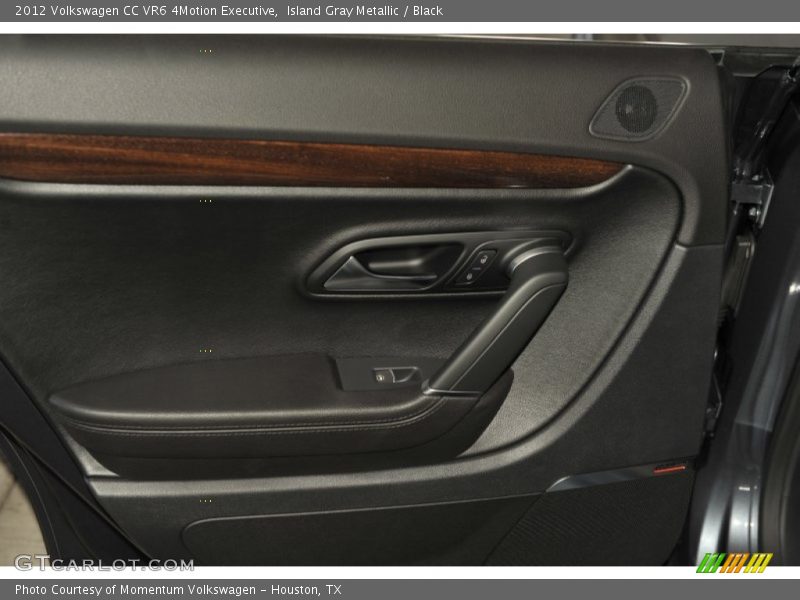Island Gray Metallic / Black 2012 Volkswagen CC VR6 4Motion Executive