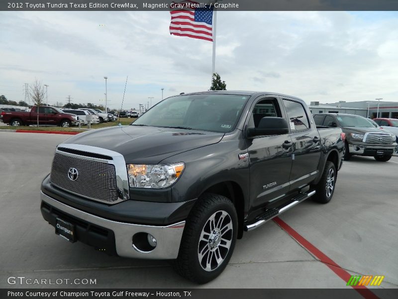 Magnetic Gray Metallic / Graphite 2012 Toyota Tundra Texas Edition CrewMax