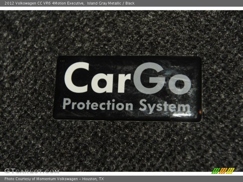 Island Gray Metallic / Black 2012 Volkswagen CC VR6 4Motion Executive