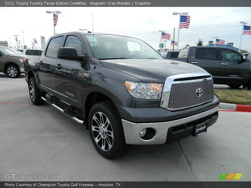 Magnetic Gray Metallic / Graphite 2012 Toyota Tundra Texas Edition CrewMax