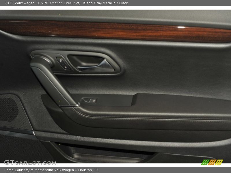 Island Gray Metallic / Black 2012 Volkswagen CC VR6 4Motion Executive
