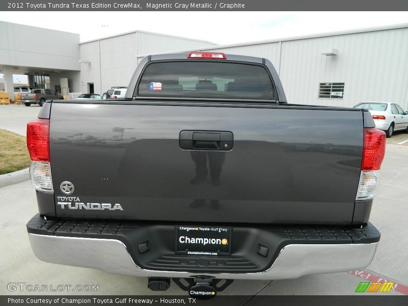Magnetic Gray Metallic / Graphite 2012 Toyota Tundra Texas Edition CrewMax