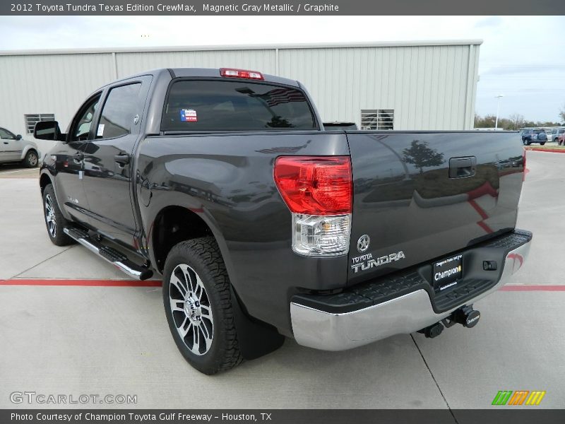 Magnetic Gray Metallic / Graphite 2012 Toyota Tundra Texas Edition CrewMax