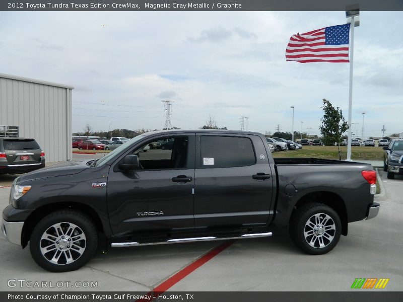 Magnetic Gray Metallic / Graphite 2012 Toyota Tundra Texas Edition CrewMax
