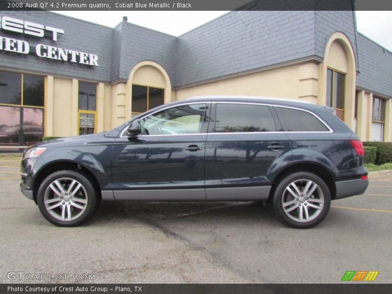 Cobalt Blue Metallic / Black 2008 Audi Q7 4.2 Premium quattro