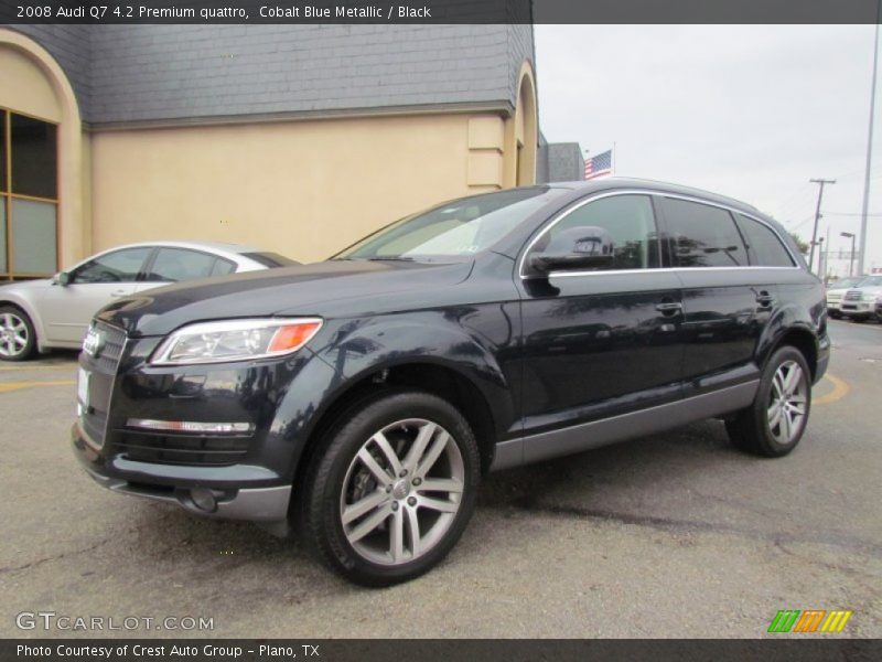 Cobalt Blue Metallic / Black 2008 Audi Q7 4.2 Premium quattro