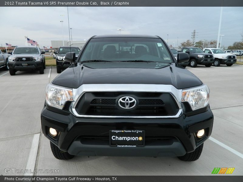 Black / Graphite 2012 Toyota Tacoma V6 SR5 Prerunner Double Cab
