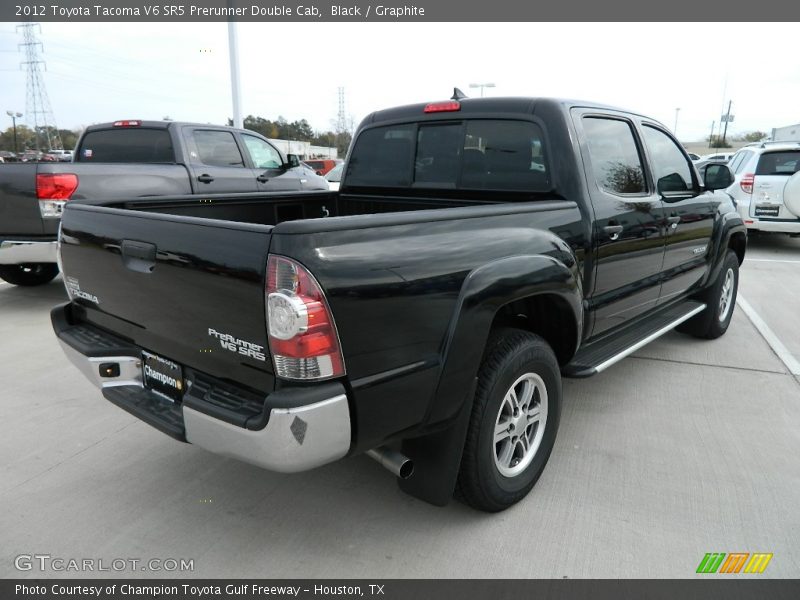 Black / Graphite 2012 Toyota Tacoma V6 SR5 Prerunner Double Cab