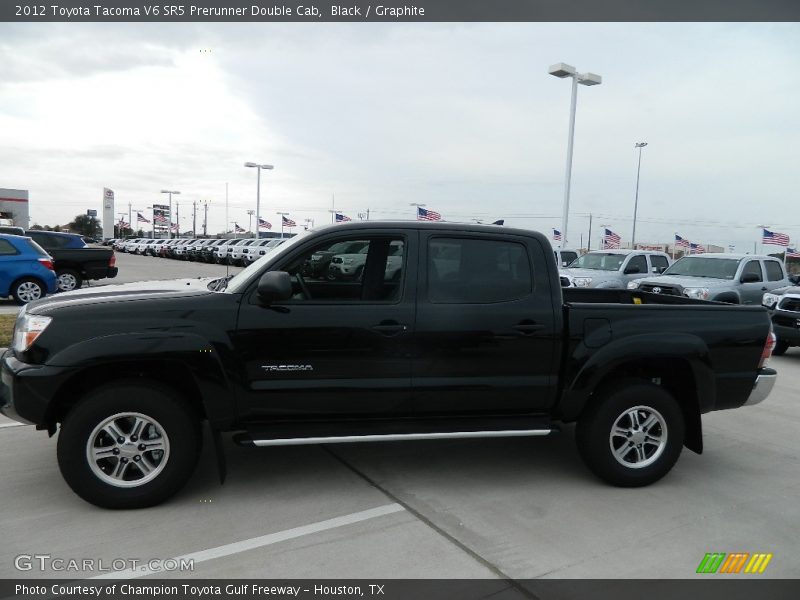 Black / Graphite 2012 Toyota Tacoma V6 SR5 Prerunner Double Cab