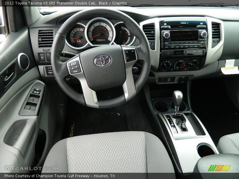 Black / Graphite 2012 Toyota Tacoma V6 SR5 Prerunner Double Cab
