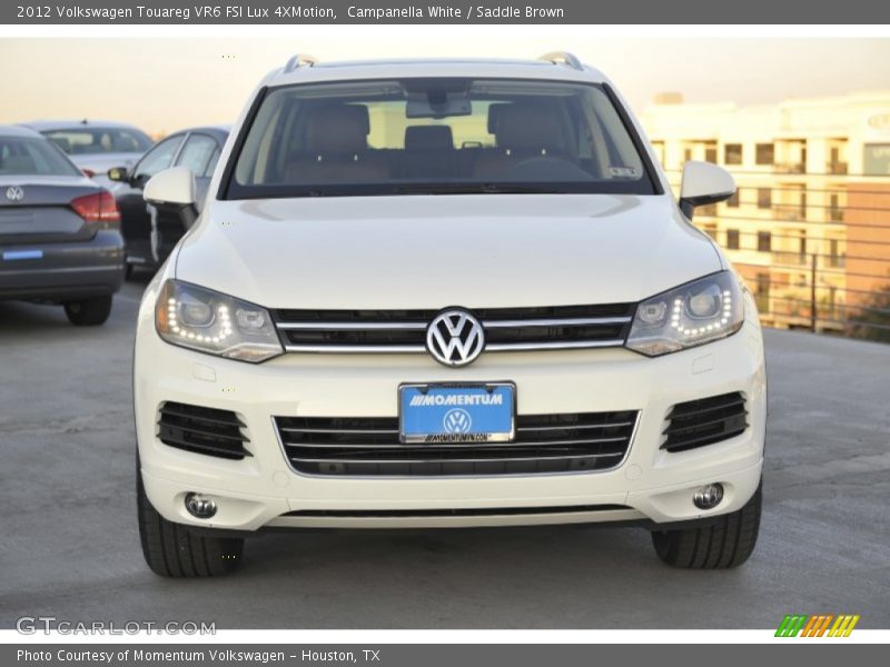Campanella White / Saddle Brown 2012 Volkswagen Touareg VR6 FSI Lux 4XMotion