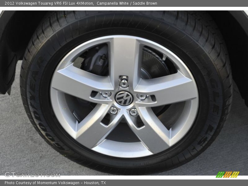 Campanella White / Saddle Brown 2012 Volkswagen Touareg VR6 FSI Lux 4XMotion