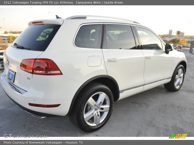 Campanella White / Saddle Brown 2012 Volkswagen Touareg VR6 FSI Lux 4XMotion