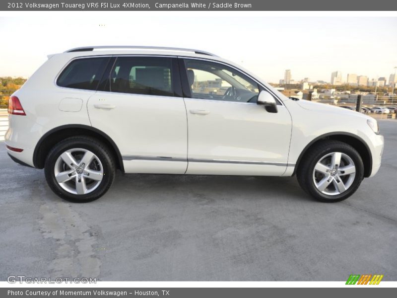 Campanella White / Saddle Brown 2012 Volkswagen Touareg VR6 FSI Lux 4XMotion