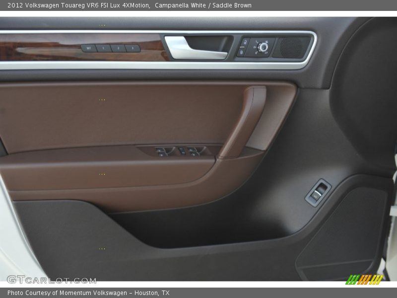 Campanella White / Saddle Brown 2012 Volkswagen Touareg VR6 FSI Lux 4XMotion