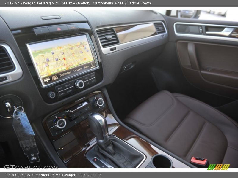 Campanella White / Saddle Brown 2012 Volkswagen Touareg VR6 FSI Lux 4XMotion