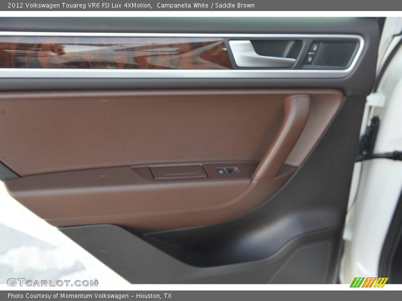 Campanella White / Saddle Brown 2012 Volkswagen Touareg VR6 FSI Lux 4XMotion