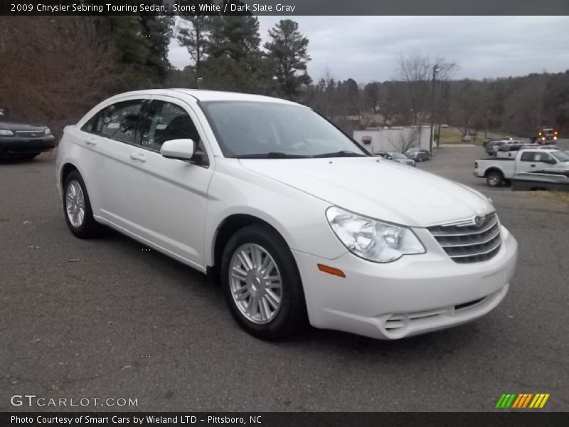 Stone White / Dark Slate Gray 2009 Chrysler Sebring Touring Sedan