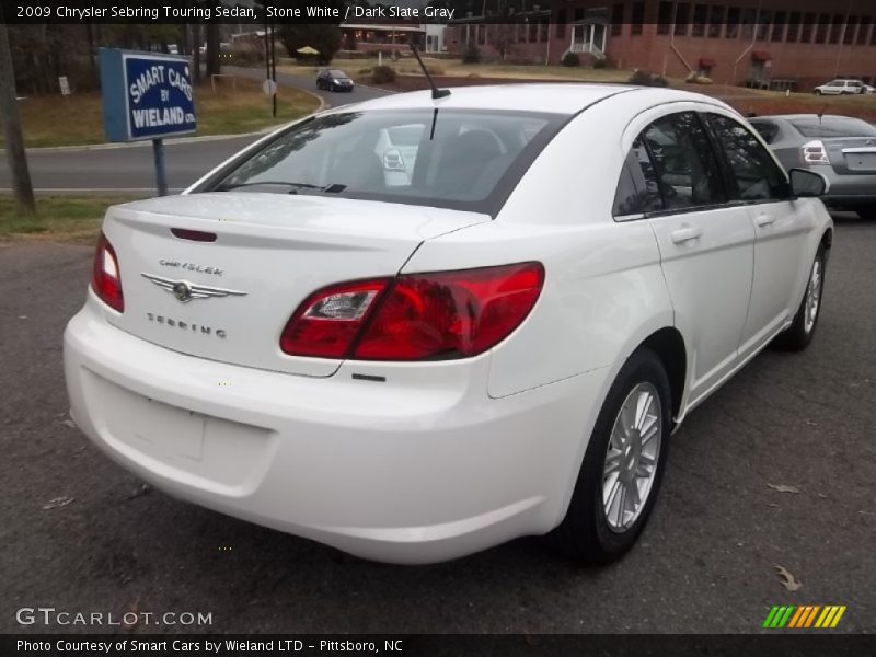 Stone White / Dark Slate Gray 2009 Chrysler Sebring Touring Sedan