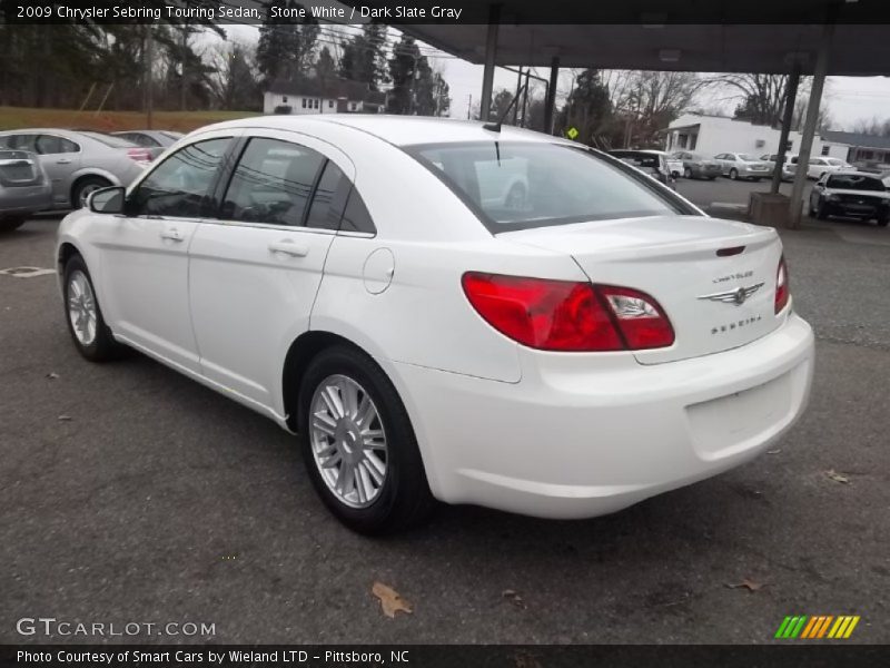 Stone White / Dark Slate Gray 2009 Chrysler Sebring Touring Sedan