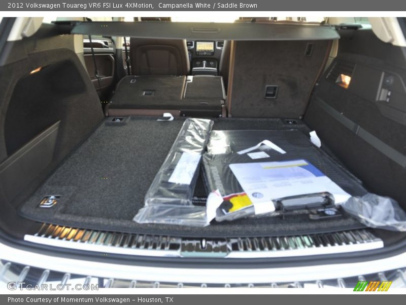 Campanella White / Saddle Brown 2012 Volkswagen Touareg VR6 FSI Lux 4XMotion
