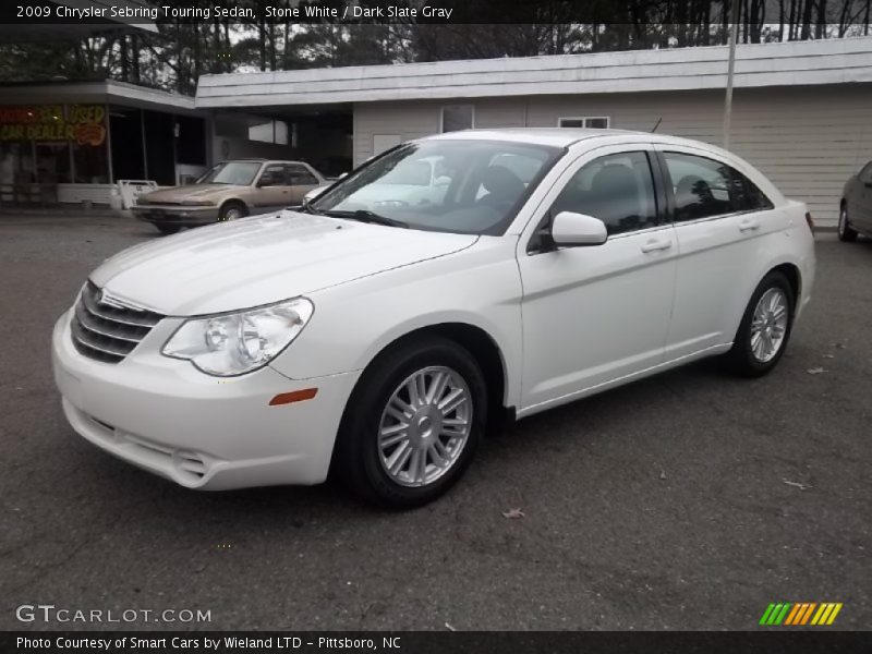 Stone White / Dark Slate Gray 2009 Chrysler Sebring Touring Sedan