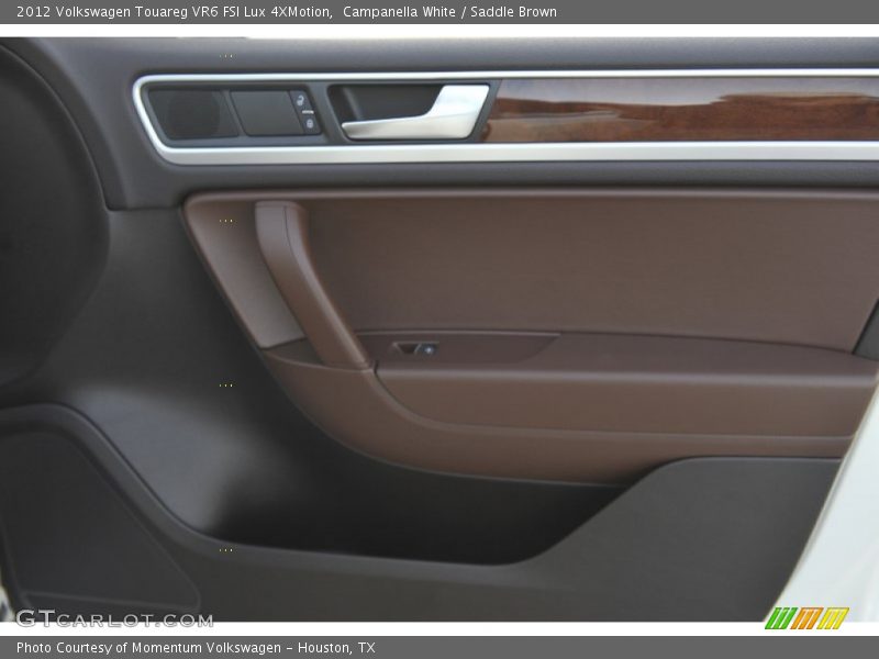 Campanella White / Saddle Brown 2012 Volkswagen Touareg VR6 FSI Lux 4XMotion