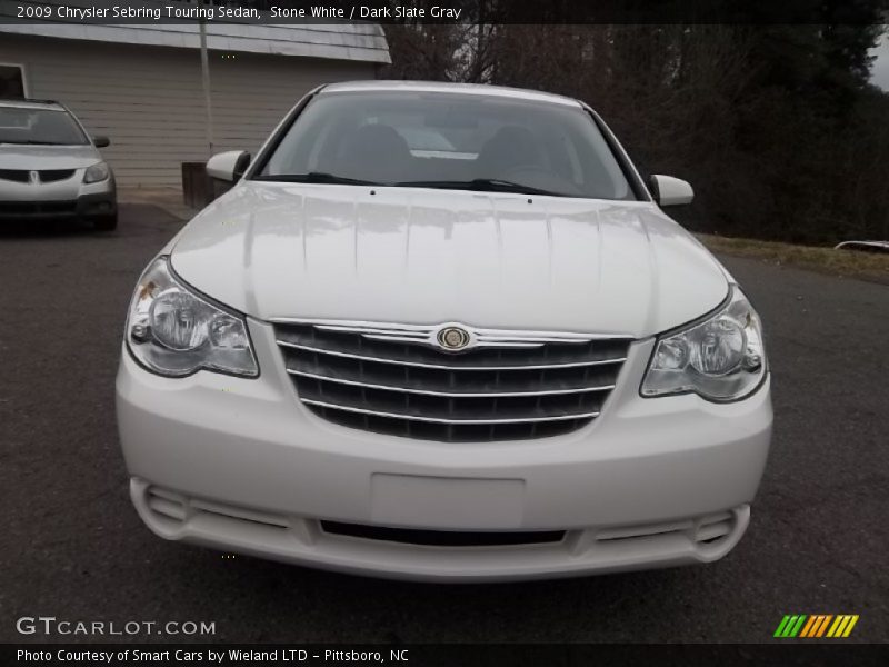 Stone White / Dark Slate Gray 2009 Chrysler Sebring Touring Sedan