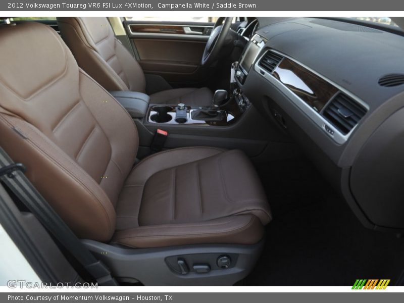Campanella White / Saddle Brown 2012 Volkswagen Touareg VR6 FSI Lux 4XMotion