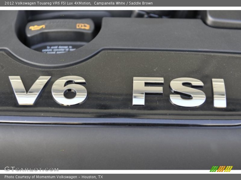 Campanella White / Saddle Brown 2012 Volkswagen Touareg VR6 FSI Lux 4XMotion