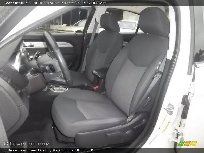 Stone White / Dark Slate Gray 2009 Chrysler Sebring Touring Sedan