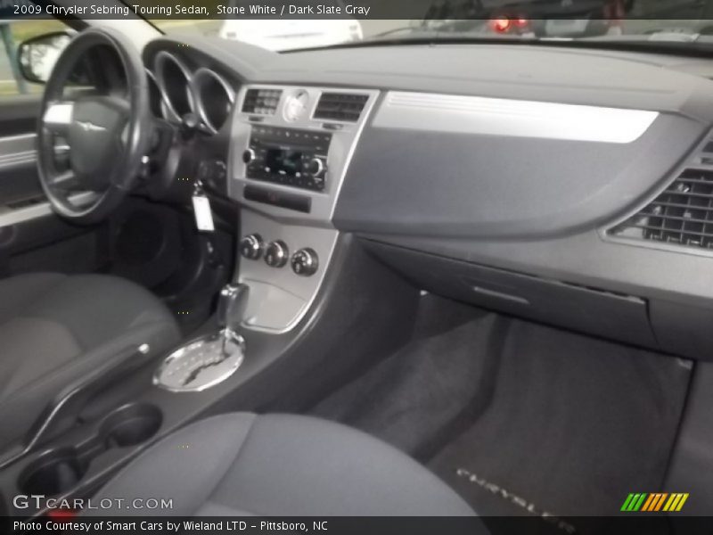 Stone White / Dark Slate Gray 2009 Chrysler Sebring Touring Sedan