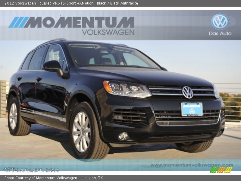 Black / Black Anthracite 2012 Volkswagen Touareg VR6 FSI Sport 4XMotion