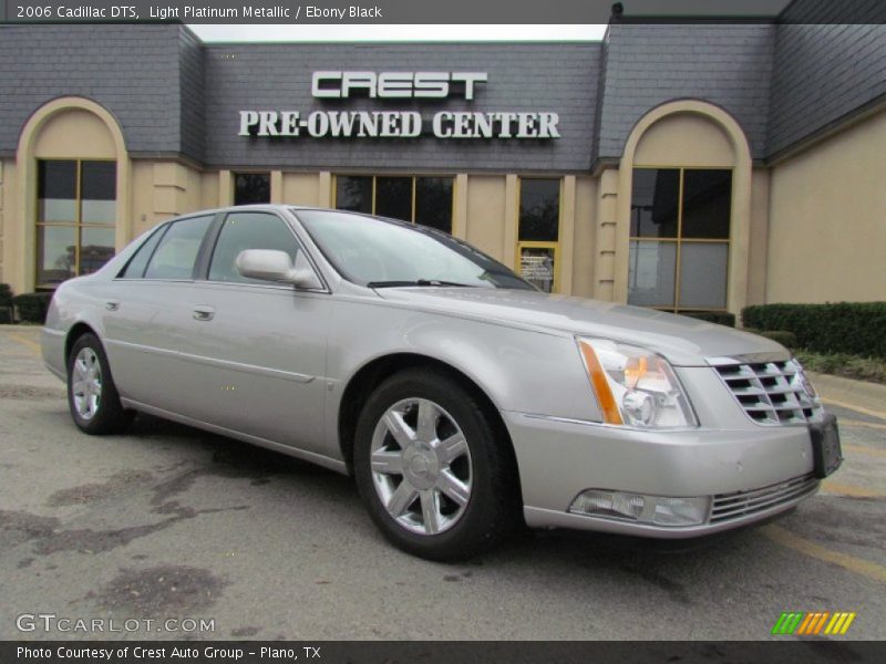 Light Platinum Metallic / Ebony Black 2006 Cadillac DTS