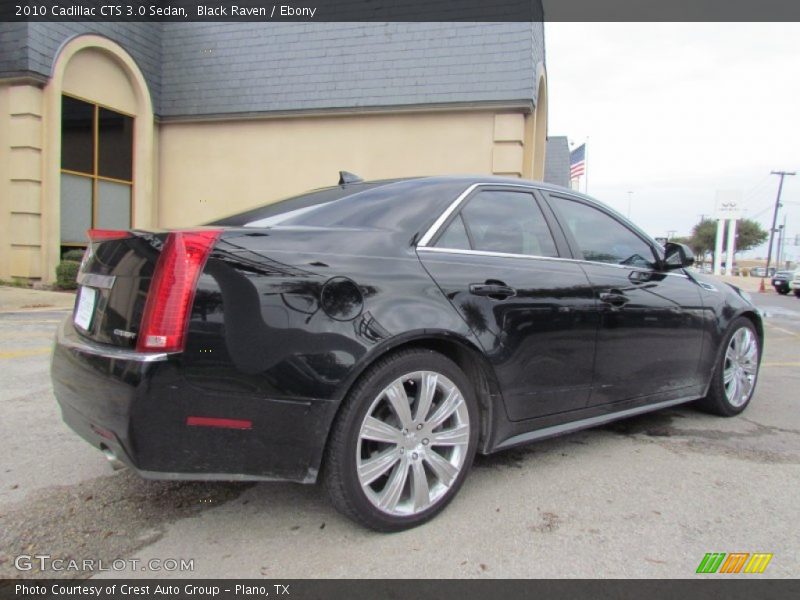 Black Raven / Ebony 2010 Cadillac CTS 3.0 Sedan