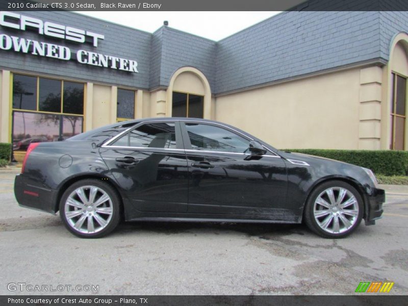 Black Raven / Ebony 2010 Cadillac CTS 3.0 Sedan