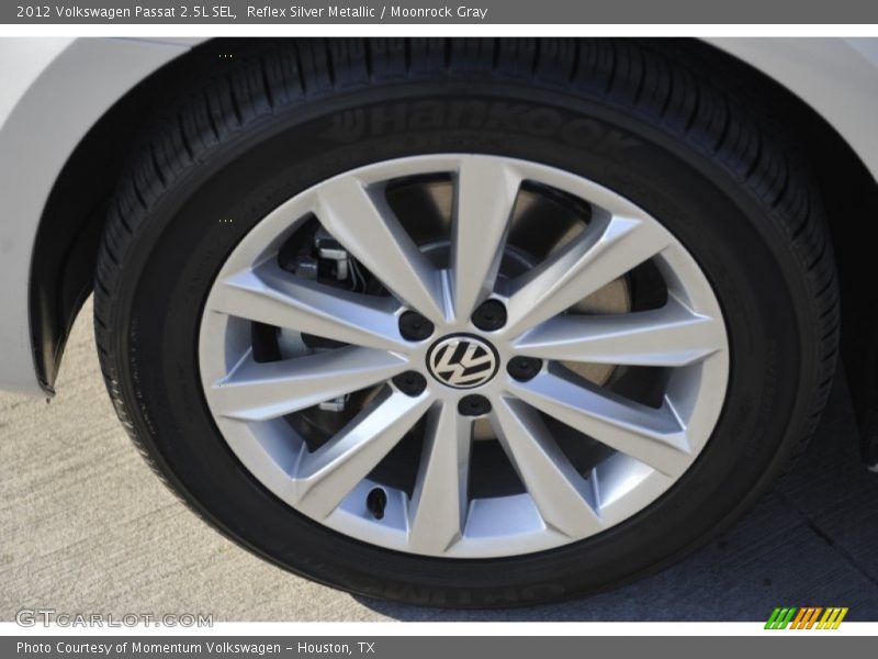 Reflex Silver Metallic / Moonrock Gray 2012 Volkswagen Passat 2.5L SEL