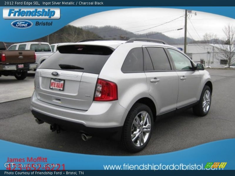 Ingot Silver Metallic / Charcoal Black 2012 Ford Edge SEL