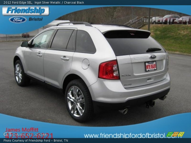 Ingot Silver Metallic / Charcoal Black 2012 Ford Edge SEL