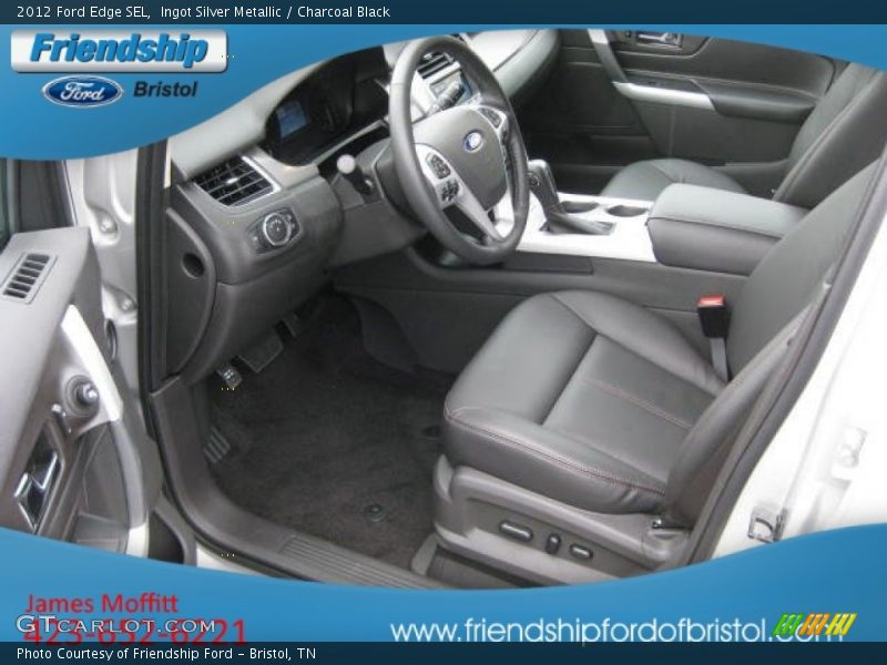 Ingot Silver Metallic / Charcoal Black 2012 Ford Edge SEL