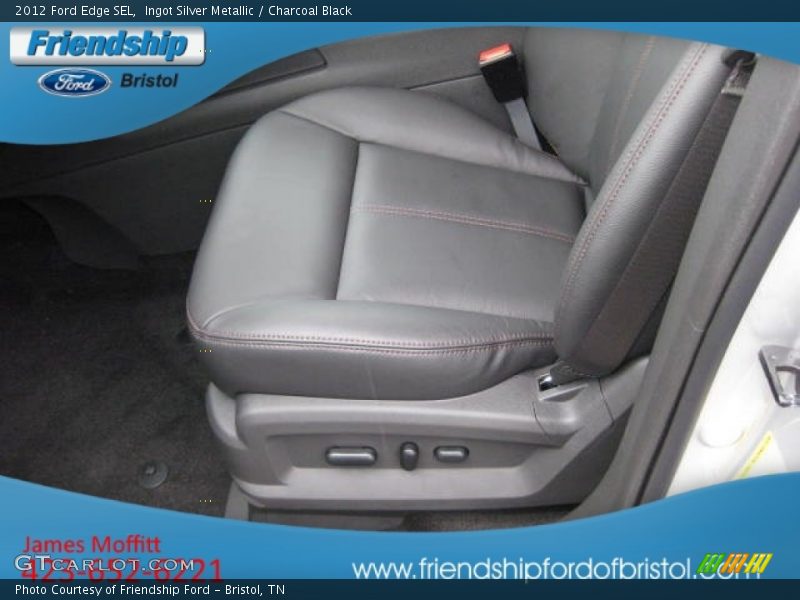 Ingot Silver Metallic / Charcoal Black 2012 Ford Edge SEL